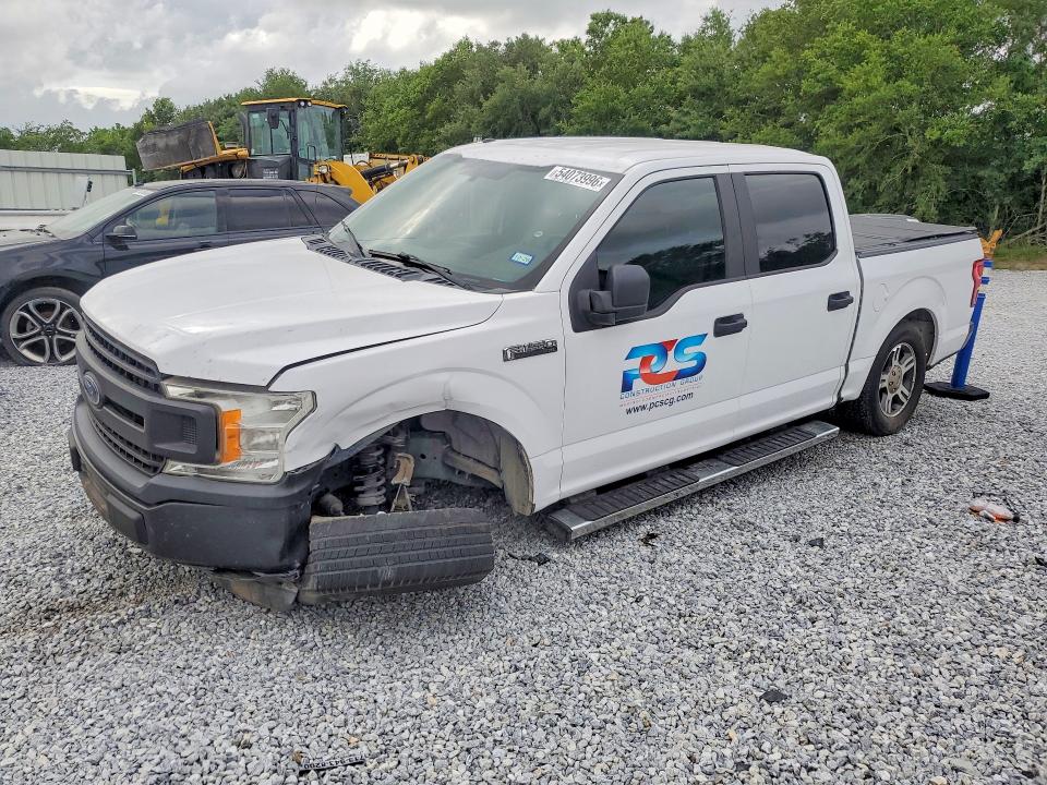 2018 Ford F-150 VIN 1FTEW1CB1JKE77047 COPART salvage auction — FRONT END, Tx - Salvage Vehicle Title, sold $4,150 on 2026-07-27 (photo 1)