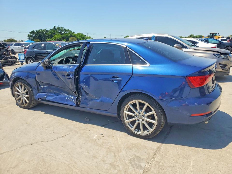 2016 Audi A3 VIN WAUE8GFFXG1026481 COPART salvage auction — UNDERCARRIAGE, Tx - Salvage Vehicle Title, sold $2,500 on 2026-07-06 (photo 2)