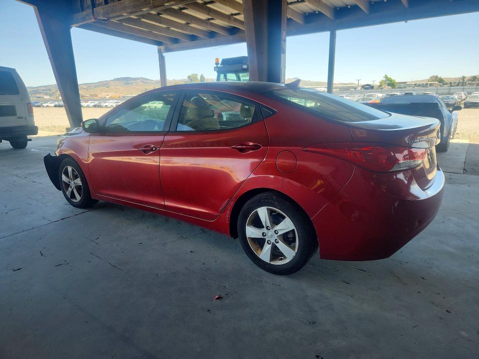 2012 Hyundai VIN KMHDH4AE3CU323690 COPART salvage auction — FRONT END, Ca - Salvage Certificate, sold $975 on 2026-07-13 (photo 2)