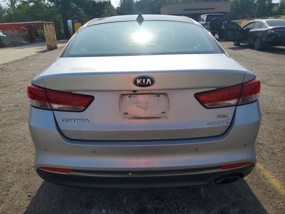 2018 Kia Optima VIN 5XXGU4L31JG226757 COPART salvage auction — FRONT END, Sc - Cert Of Title-Salvage, sold $1,300 on 2026-07-10 (photo 6)