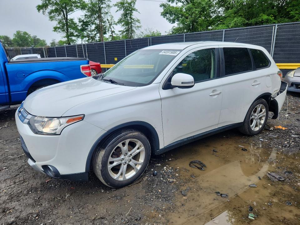 2015 Mitsubishi VIN JA4AD3A39FZ004226 COPART salvage auction — REAR END, Md - Cert Of Salvage > 75% Damage, sold $1,250 on 2026-07-24 (photo 1)