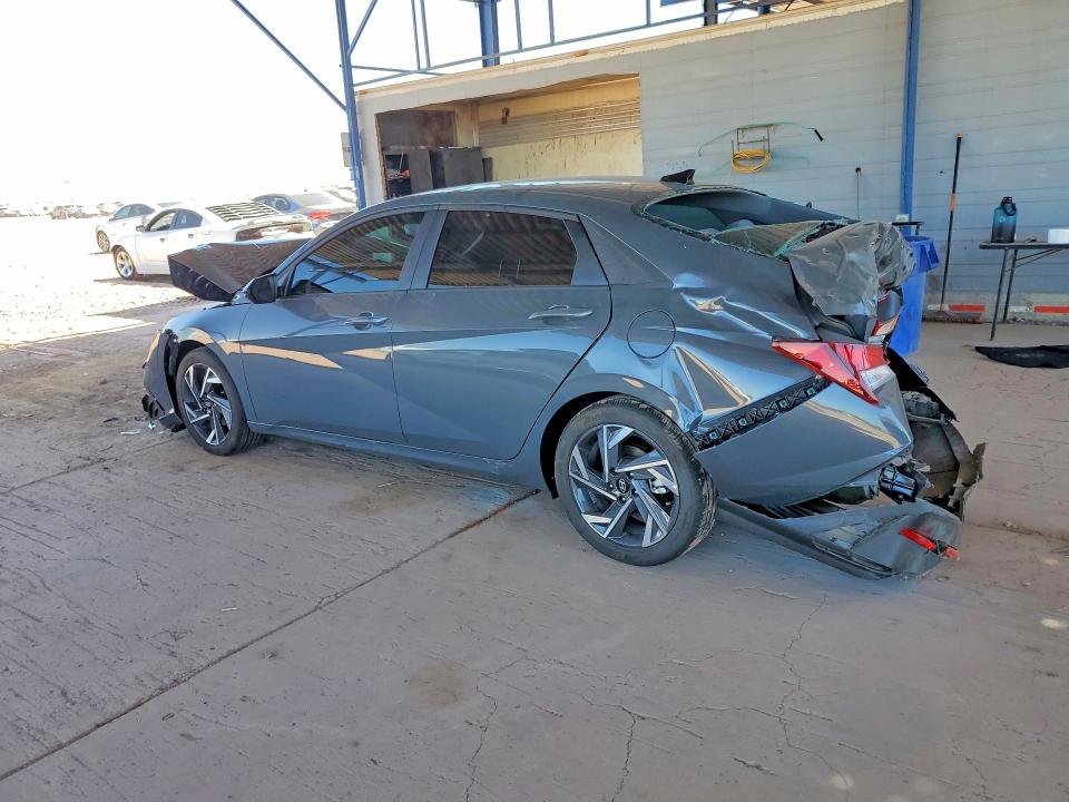 2025 Hyundai Elantra VIN KMHLM4DGXSU019789 COPART salvage auction — FRONT END, Az - Cert Of Title - Salvage, sold $2,300 on 2026-07-14 (photo 2)