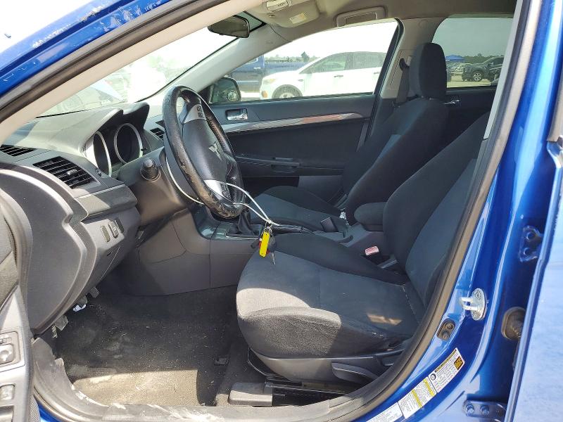 2010 Mitsubishi Lancer VIN JA32U8FW8AU025227 COPART salvage auction — REAR END, Tx - Salvage Vehicle Title, sold $800 on 2026-07-07 (photo 7)