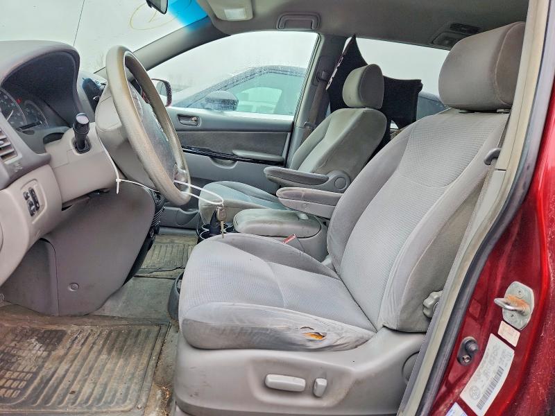 2004 Toyota Sienna VIN 5TDZA23CX4S186753 COPART salvage auction — FRONT END, ON - PERMIT NO BRAND - UNFIT, sold $1,100 on 2026-07-14 (photo 7)