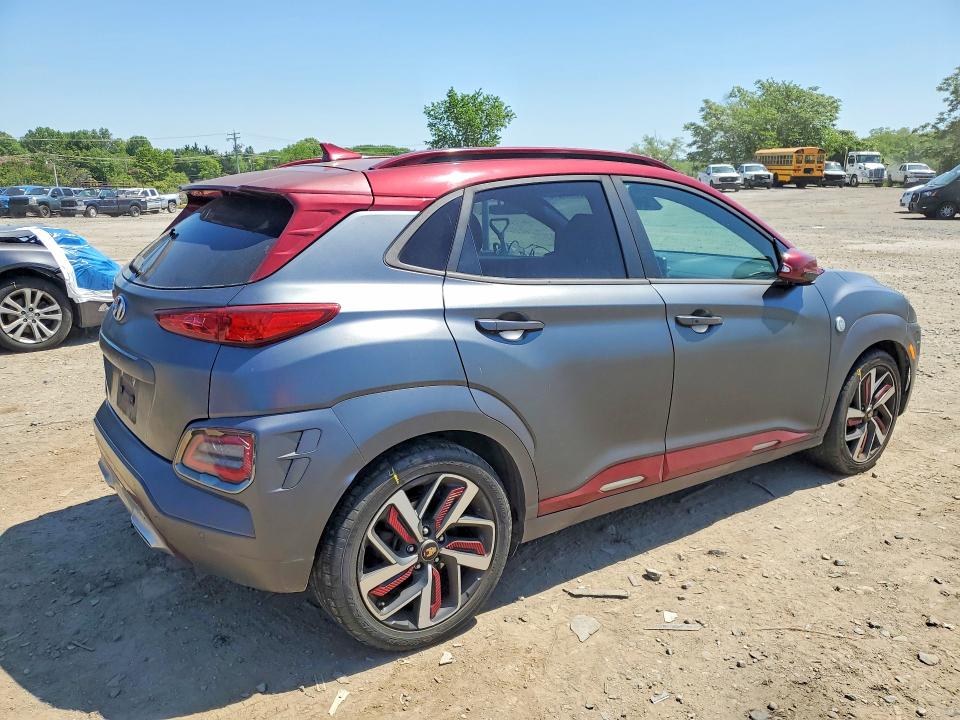 2019 Hyundai Kona VIN KM8K5CA57KU312412 COPART salvage auction — SIDE, Md - Cert Of Salvage > 75% Damage, sold $3,550 on 2026-07-14 (photo 3)