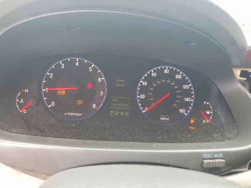 2008 Hyundai Azera VIN KMHFC46F08A288849 COPART salvage auction — FRONT END, Nc - Salvage Certificate Of Title, sold $325 on 2026-07-22 (photo 9)