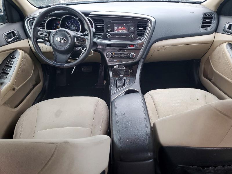 2014 Kia Optima VIN 5XXGM4A74EG312124 COPART salvage auction — FRONT END, Md - Cert Of Salvage > 75% Damage, sold $875 on 2026-07-27 (photo 8)