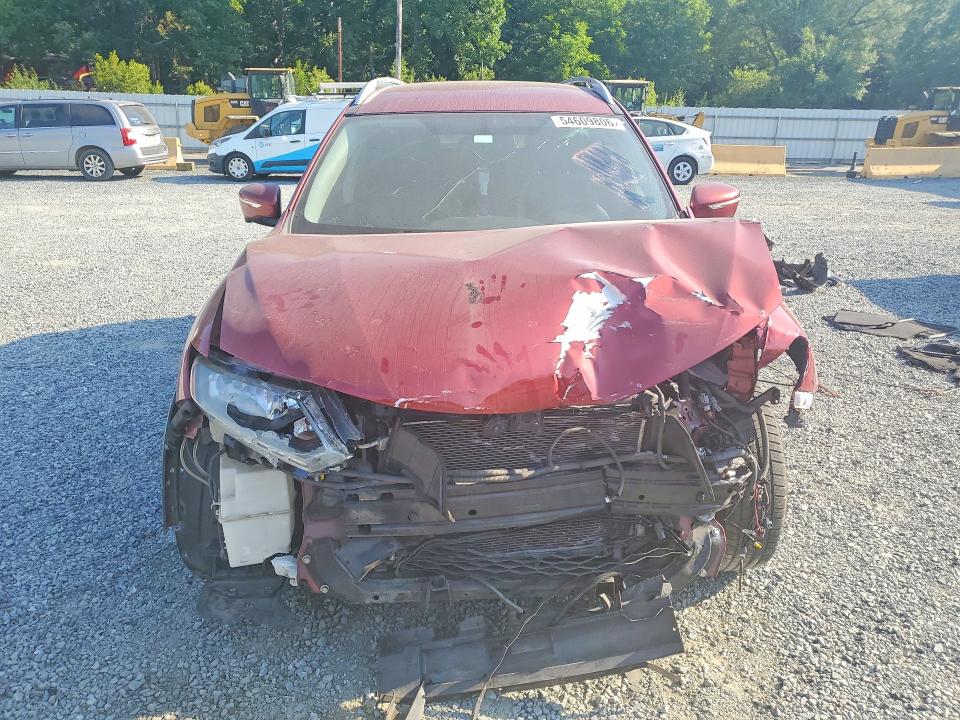 2015 Nissan Rogue VIN KNMAT2MT1FP571167 COPART salvage auction — FRONT END, Nc - Salvage Certificate Of Title, sold $550 on 2026-07-09 (photo 5)