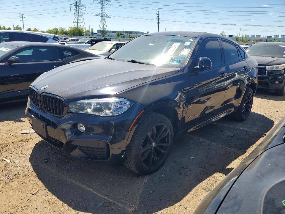 2017 BMW X6 VIN 5UXKU2C32H0U30055 COPART salvage auction — MINOR DENT/SCRATCHES, Il - Certificate Of Title (P), sold $9,700 on 2026-07-09 (photo 1)