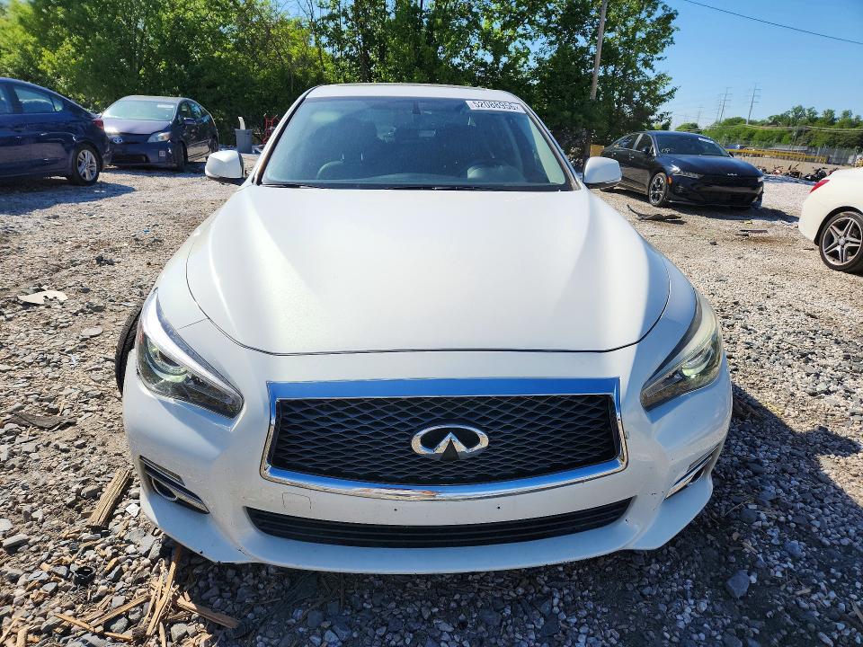 2014 Infiniti Q50 VIN JN1BV7AP0EM675252 COPART salvage auction — FRONT END, Md - Cert Of Salvage > 75% Damage, sold $3,500 on 2026-07-02 (photo 5)