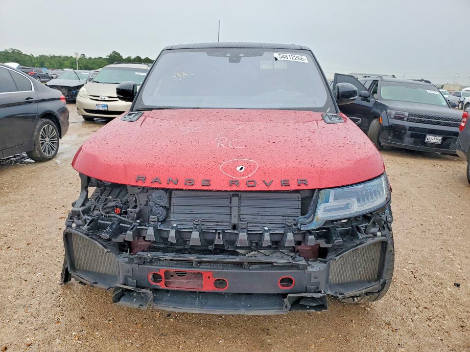 2018 Land rover RANGE ROVER VIN SALWR2RE5JA800565 COPART salvage auction — FRONT END, Tx - Salvage Vehicle Title, sold $12,200 on 2026-07-17 (photo 5)