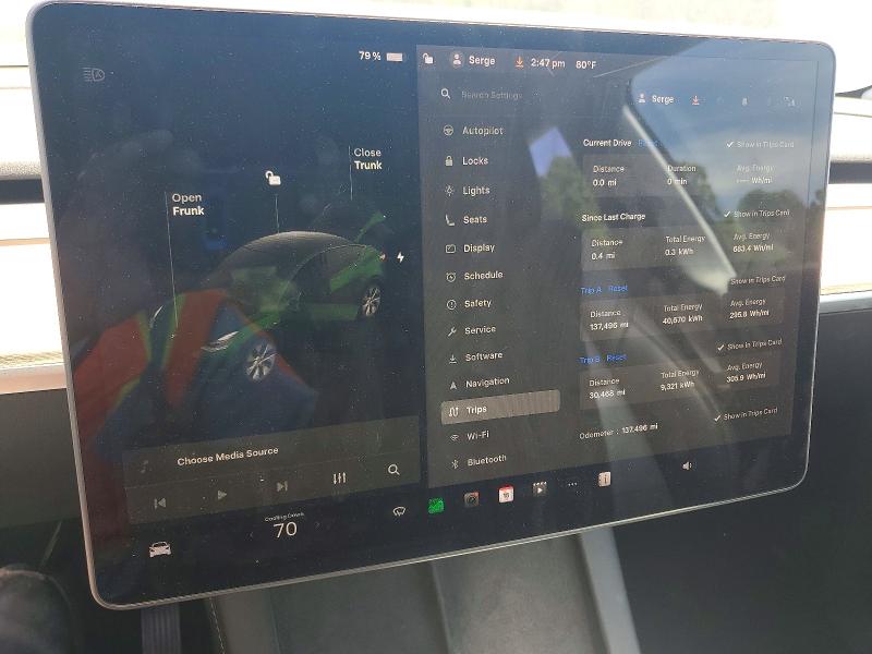 2021 Tesla Model y VIN 5YJYGDEE1MF140656 COPART salvage auction — REAR END, NC - SALVAGE CERTIFICATE OF TITLE, sold $825 on 2026-07-30 (photo 9)