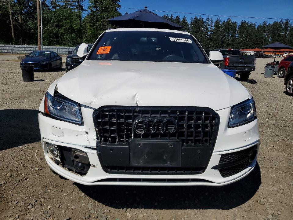 2017 Audi Q5 VIN WA1W7AFP2HA007161 COPART salvage auction — FRONT END, WA - BILL OF SALE, sold $125 on 2026-07-24 (photo 5)