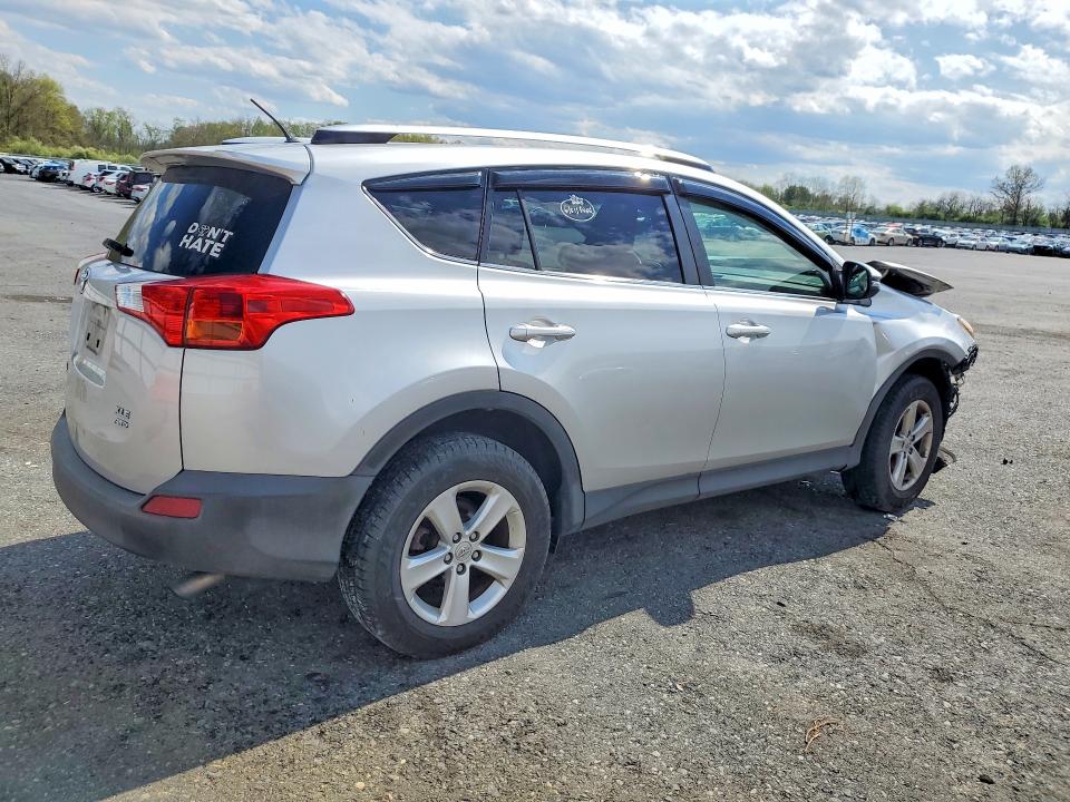 2013 Toyota VIN JTMRFREV3D5000498 COPART salvage auction — FRONT END, Pa - Certificate Of Salvage, sold $3,600 on 2026-07-07 (photo 3)