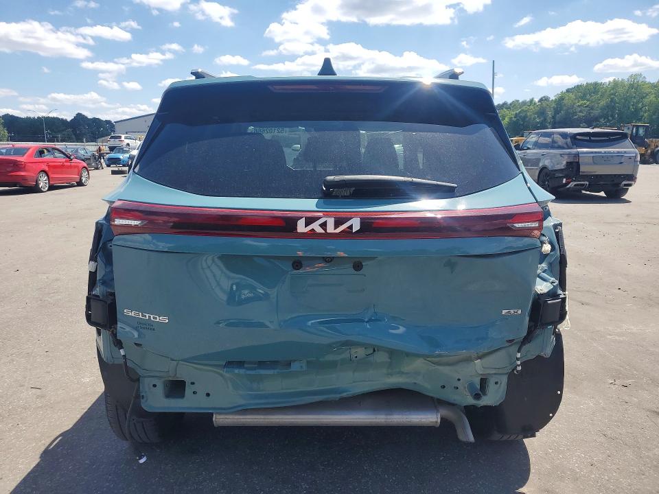 2025 Kia Seltos VIN KNDERCAA5S7671596 COPART salvage auction — REAR END, Nc - Salvage Certificate Of Title, sold $8,200 on 2026-07-16 (photo 6)