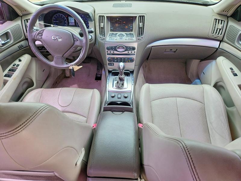 2011 Infiniti G VIN JN1CV6AR4BM412130 COPART salvage auction — FRONT END, Il - Salvage Certificate, sold $1,950 on 2026-07-03 (photo 8)