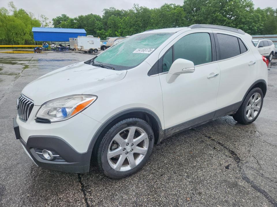 2016 Buick Encore VIN KL4CJBSB1GB536274 COPART salvage auction — HAIL, Mo - Salvage Certificate Of Title, sold $1,050 on 2026-07-27 (photo 1)