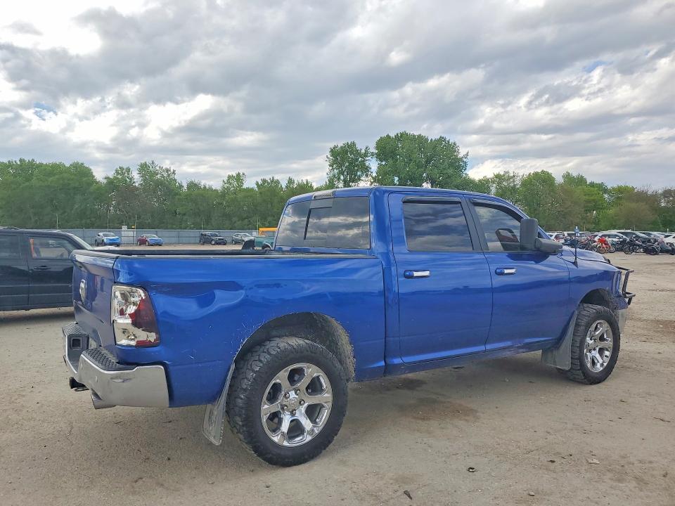 2017 Ram 1500 VIN 3C6RR7LT7HG574072 COPART salvage auction — REAR END, Id - Salvage Certificate Of Title, sold $3,700 on 2026-07-24 (photo 3)