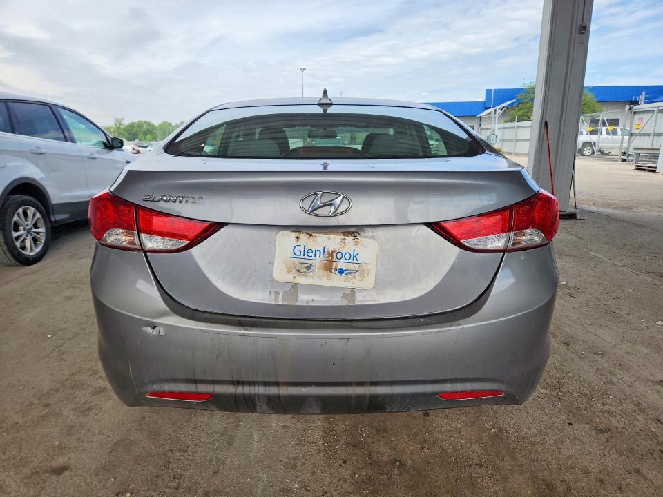 2011 Hyundai Elantra VIN KMHDH4AE0BU117127 COPART salvage auction — FRONT END, In - Certificate Of Title, sold $300 on 2026-07-20 (photo 6)