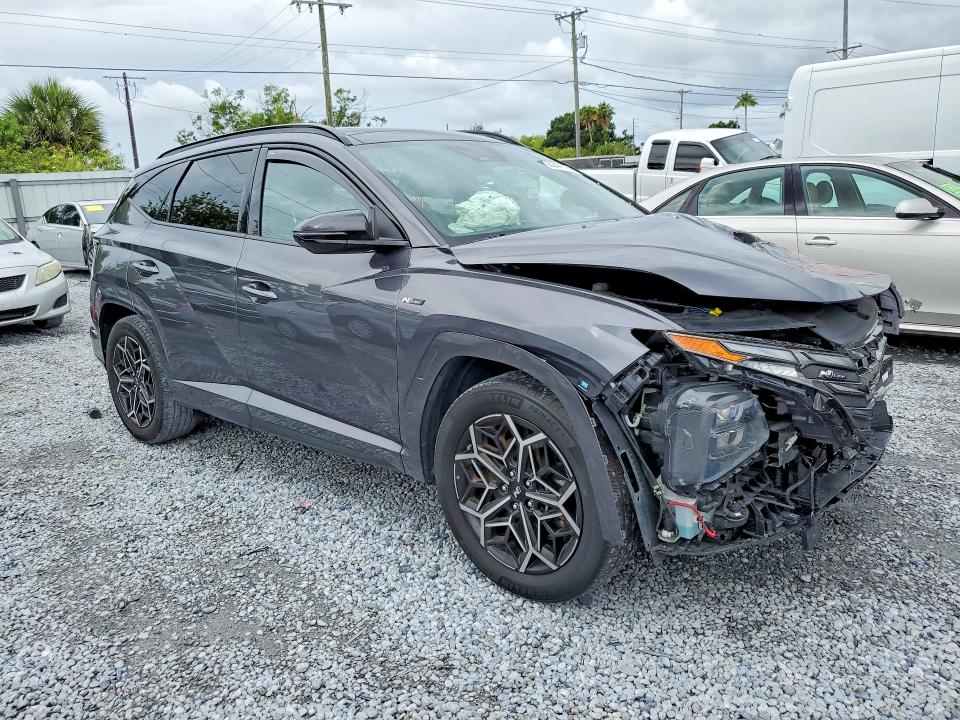 2023 Hyundai Tucson VIN KM8JF3AE1PU178769 COPART salvage auction — FRONT END, Salvage Title, sold $4,650 on 2026-07-31 (photo 4)