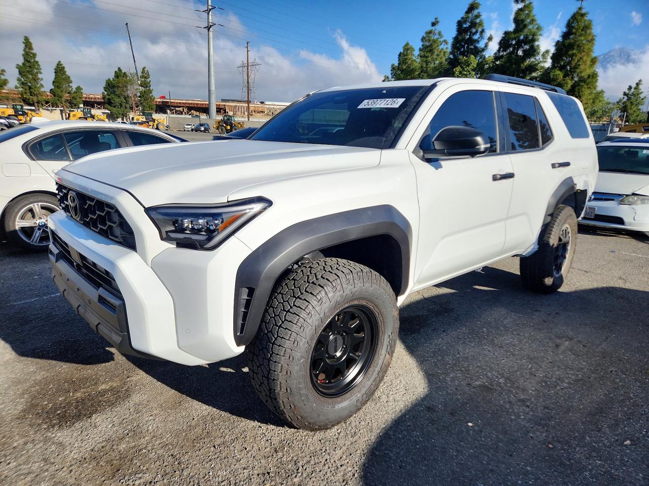 2025 Toyota 4Runner VIN JTEVA5BR8S5009168 COPART salvage auction — Rear End, CA - SALVAGE CERTIFICATE, sold $38,500 on 2026-07-07 (photo 1)