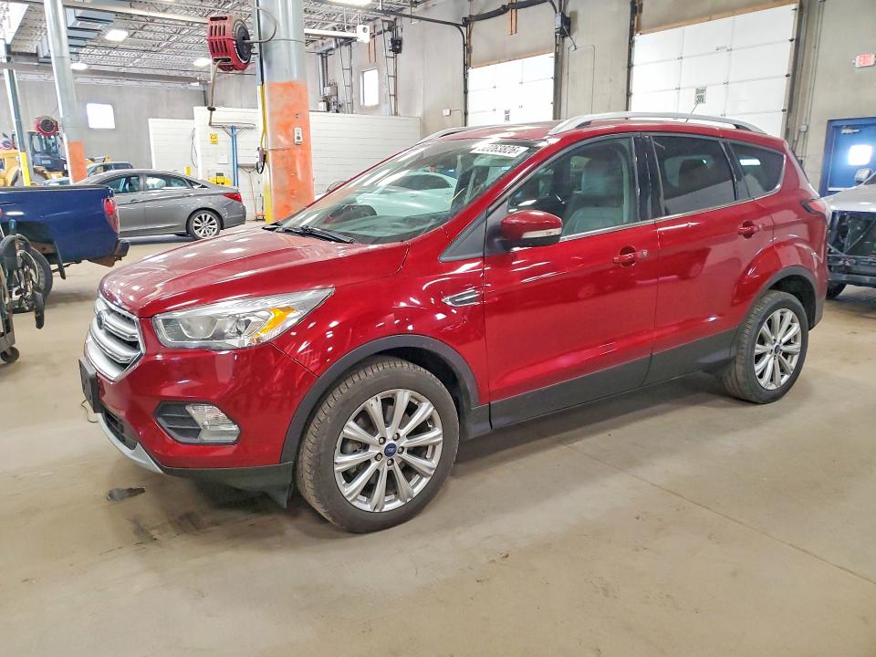 2017 Ford Escape VIN 1FMCU9J90HUB72399 COPART salvage auction — HAIL, Mn - Cert Of Title-Salvage, sold $250 on 2026-07-09 (photo 1)