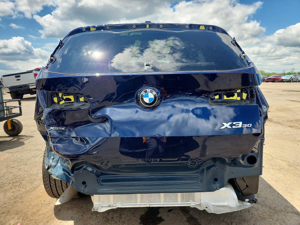 2025 BMW VIN 5UX53GP01S9Z38484 COPART salvage auction — REAR END, Salvage Title, sold $24,700 on 2026-07-10 (photo 6)