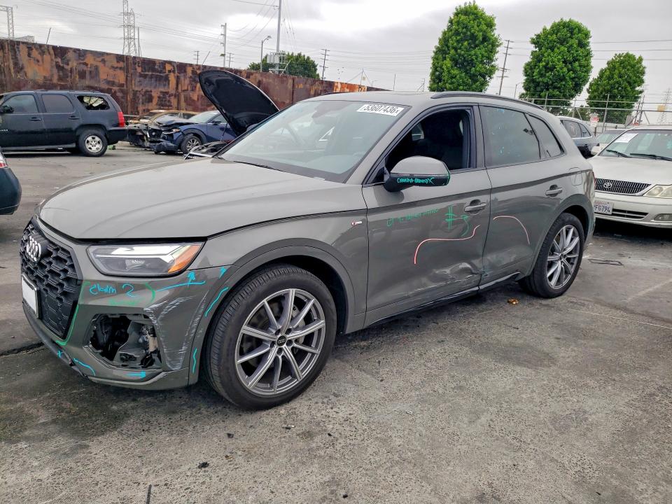 2023 Audi VIN WA1E2AFY9P2022042 COPART salvage auction — SIDE, Ca - Salvage Certificate, sold $19,400 on 2026-07-08 (photo 1)