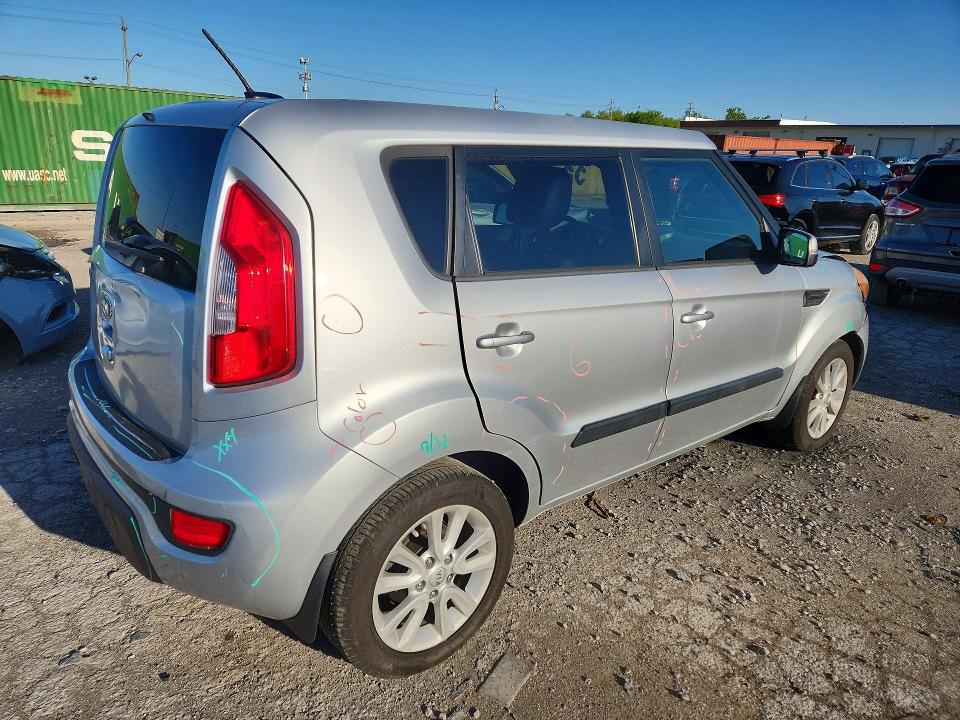 2013 Kia Soul VIN KNDJT2A63D7776260 COPART salvage auction — REAR END, In - Cert Of Title-Salvage Title, sold $875 on 2026-07-24 (photo 3)