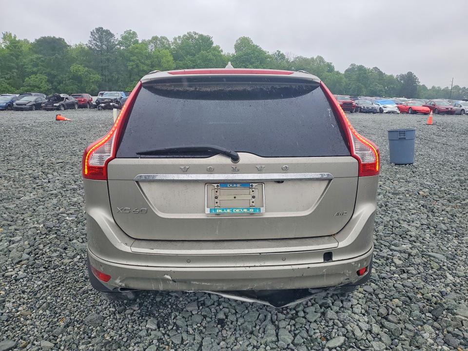2014 Volvo VIN YV4952DZ4E2507067 COPART salvage auction — REAR END, Nc - Salvage Certificate Of Title, sold $2,800 on 2026-07-22 (photo 6)