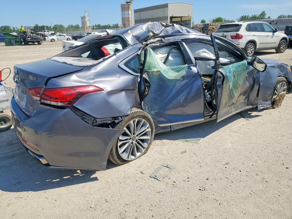 2017 Genesis VIN KMHGN4JE2HU171804 COPART salvage auction — SIDE, Mo - Salvage Certificate Of Title, sold $1,250 on 2026-07-09 (photo 3)