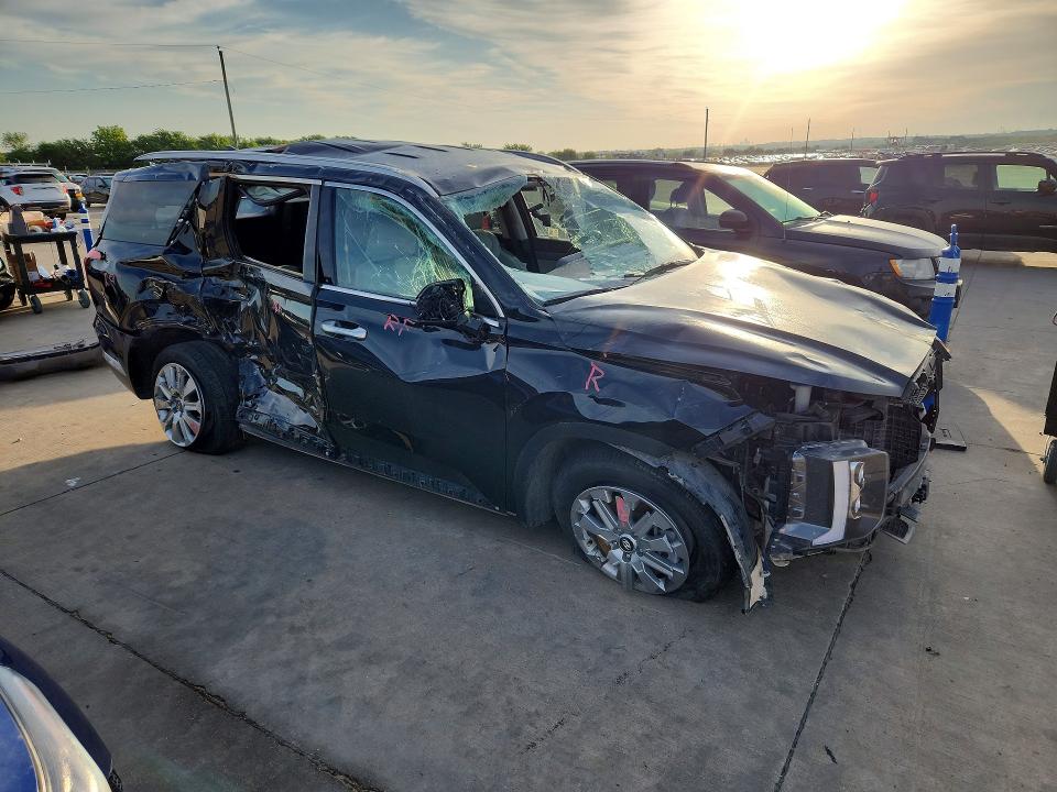 2024 Hyundai Palisade VIN KM8R2DGE4RU716265 COPART salvage auction — ROLLOVER, Fl - Certificate Of Destruction (P), sold $5,800 on 2026-07-09 (photo 4)