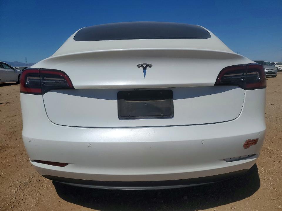 2020 Tesla Model 3 VIN 5YJ3E1EA3LF644720 COPART salvage auction — FRONT END, Ca - Salvage Certificate, sold $5,500 on 2026-07-20 (photo 6)