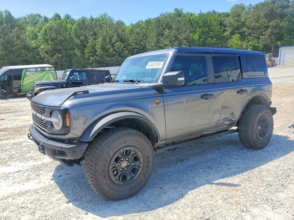 2025 Ford Bronco VIN 1FMEE9BP3SLA60728 COPART salvage auction — SIDE, Ga - Cert Of Title-Salvage, sold $16,800 on 2026-07-29 (photo 1)