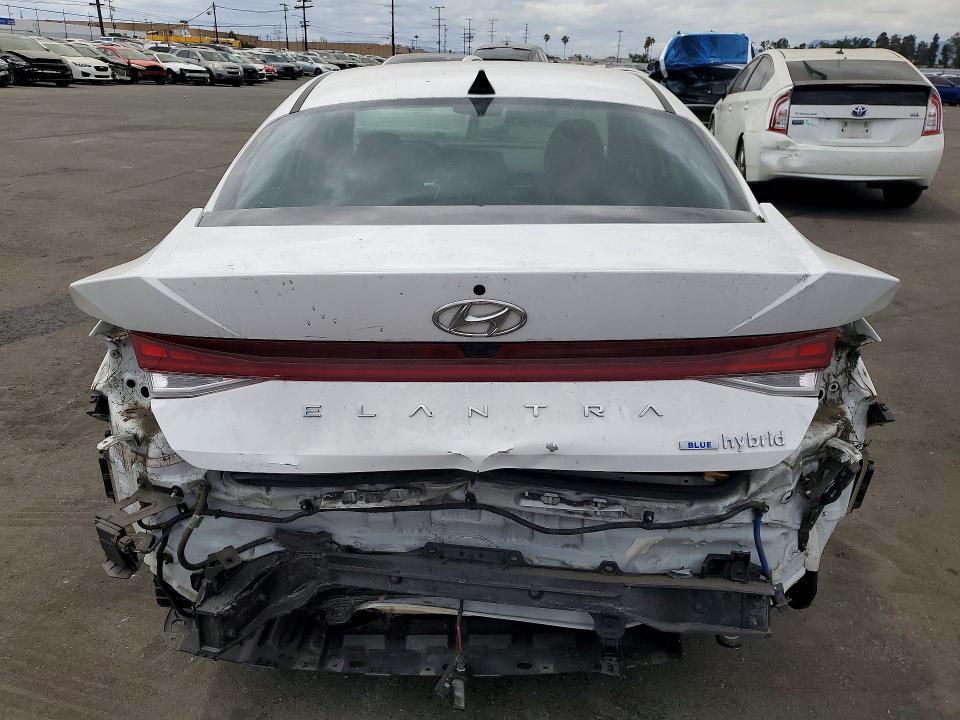 2023 Hyundai Elantra VIN KMHLM4AJ8PU060039 COPART salvage auction — REAR END, CA - SALVAGE CERTIFICATE, sold $4,050 on 2026-07-29 (photo 6)