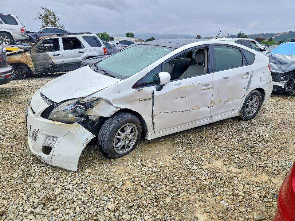 2010 Toyota Prius VIN JTDKN3DU3A0046741 COPART salvage auction — FRONT END, Ca - Salvage Certificate, sold $1,400 on 2026-07-07 (photo 1)