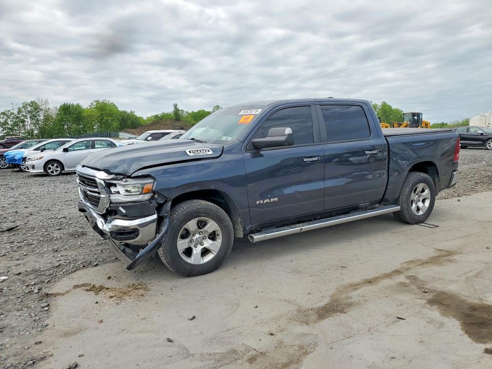 2019 Ram VIN 1C6SRFFT0KN621108 COPART salvage auction — FRONT END, Pa - Certificate Of Salvage, sold $9,400 on 2026-07-02 (photo 1)