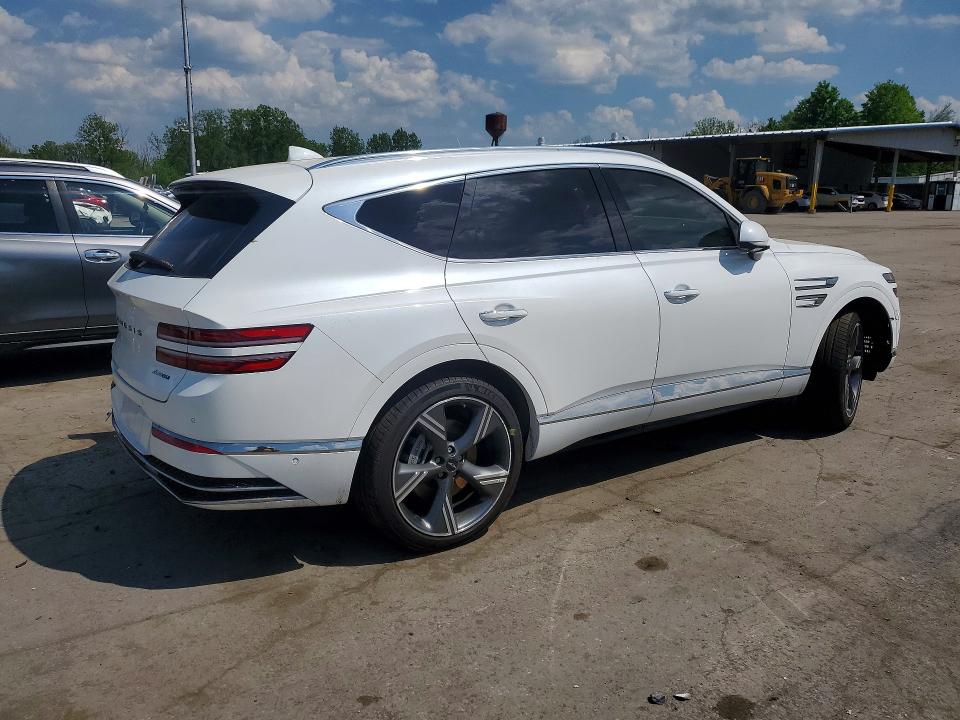 2025 Genesis Gv80 VIN KMUHEESC8SU221105 COPART salvage auction — REAR END, Id - Salvage Certificate Of Title, sold $19,400 on 2026-07-21 (photo 3)