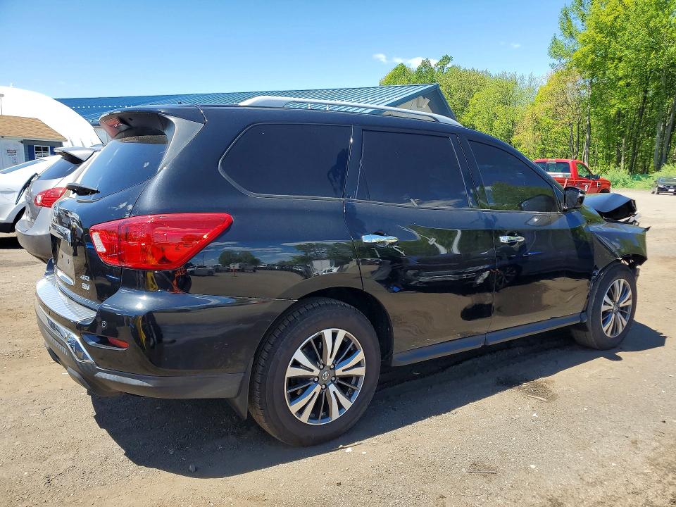 2017 Nissan Pathfinder VIN 5N1DR2MM9HC901423 COPART salvage auction — FRONT END, Ct - Cert Of Title-Salvage, sold $2,000 on 2026-07-02 (photo 3)