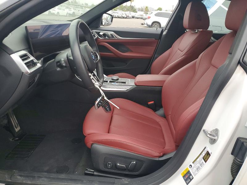 2025 BMW I4 VIN WBY23HD06SFU51702 COPART salvage auction — FRONT END, Ca - Salvage Certificate, sold $23,400 on 2026-07-06 (photo 7)