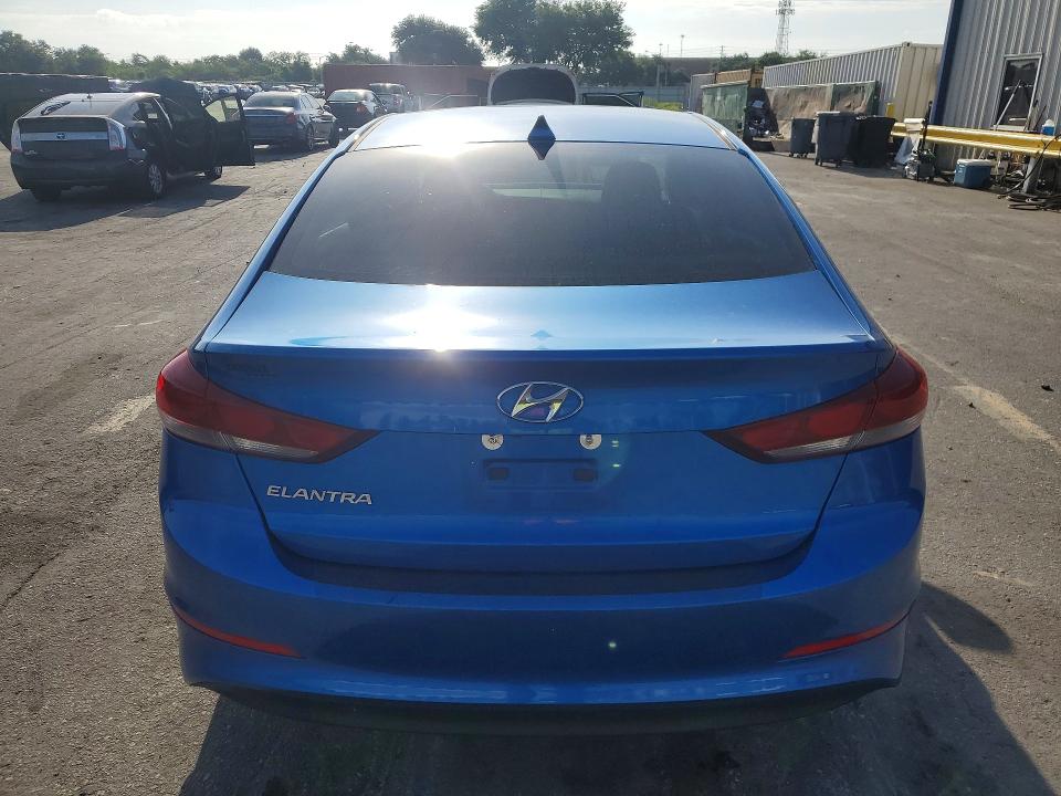2017 Hyundai Elantra VIN KMHD84LF8HU369450 COPART salvage auction — FRONT END, Fl - Cert Of Title Slvg Rebuildable, sold $2,650 on 2026-07-14 (photo 6)