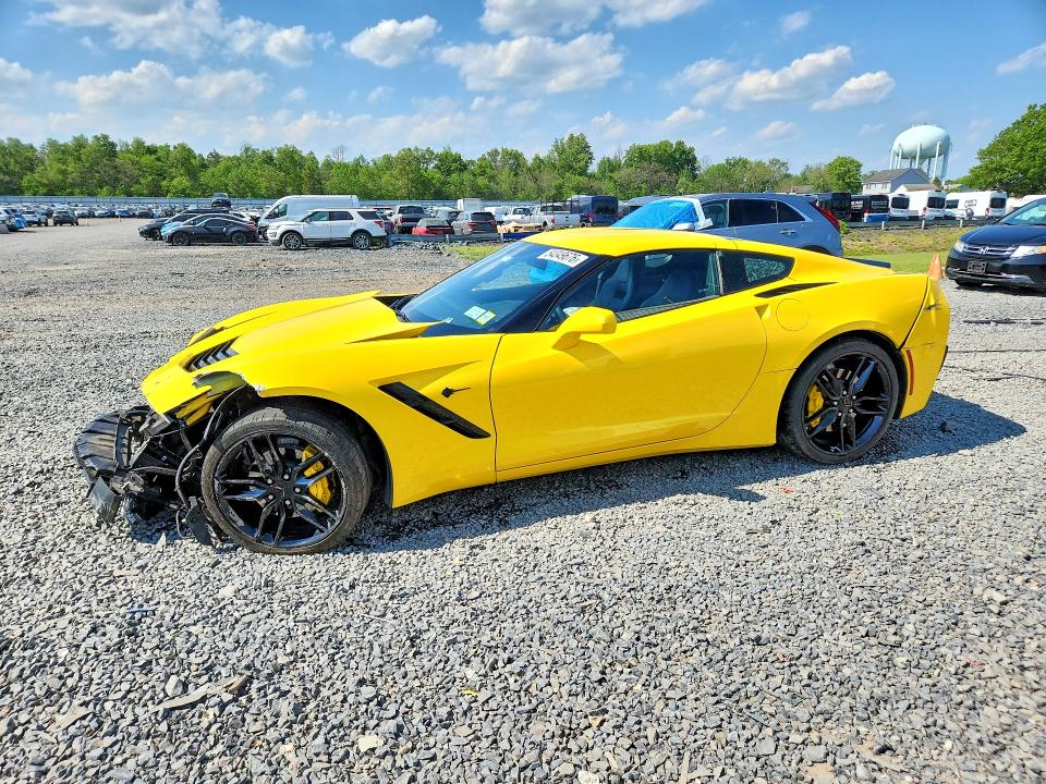 2019 Chevrolet Corvette stingray VIN 1G1YA2D77K5122467 — COPART salvage auction photo