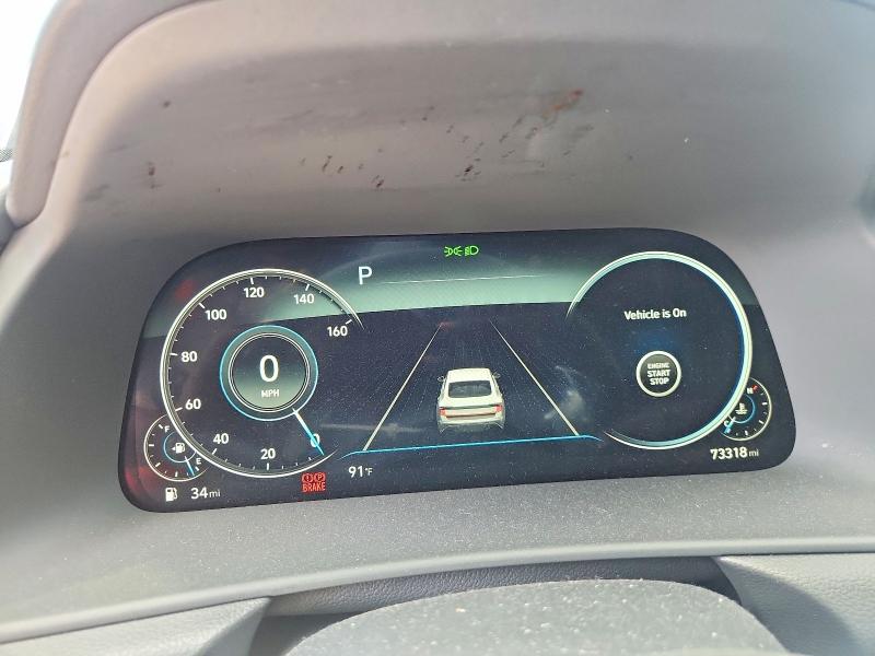 2023 Hyundai Sonata VIN KMHL44J2XPA272175 COPART salvage auction — FRONT END, Fl - Cert Of Title Slvg Rebuildable, sold $7,600 on 2026-07-10 (photo 9)