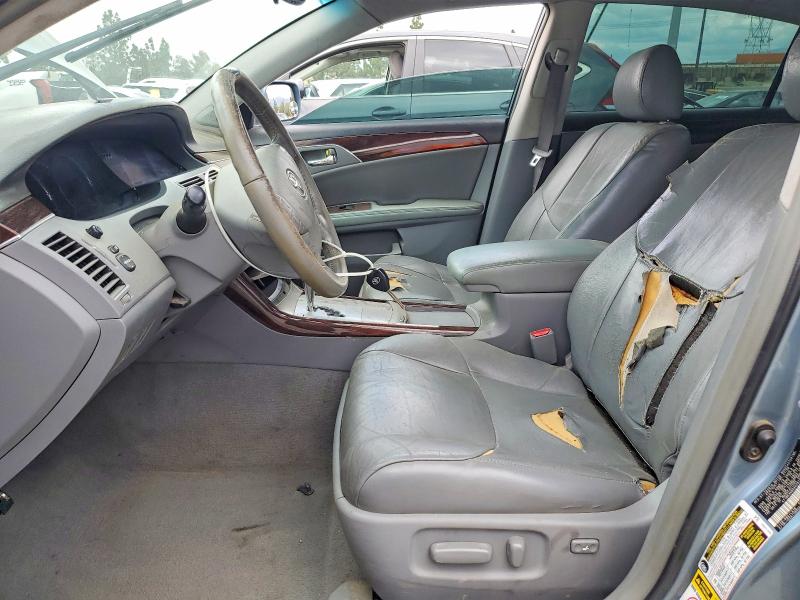 2008 Toyota Avalon VIN 4T1BK36B68U287566 COPART salvage auction — FRONT END, Ca - Salvage Certificate, sold $675 on 2026-07-02 (photo 7)