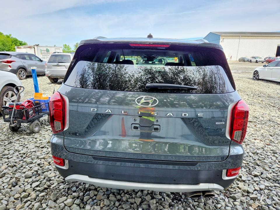 2021 Hyundai Palisade VIN KM8R3DHE5MU324447 COPART salvage auction — FRONT END, Nj - Cert Of Title-Salvage, sold $2,500 on 2026-07-27 (photo 6)