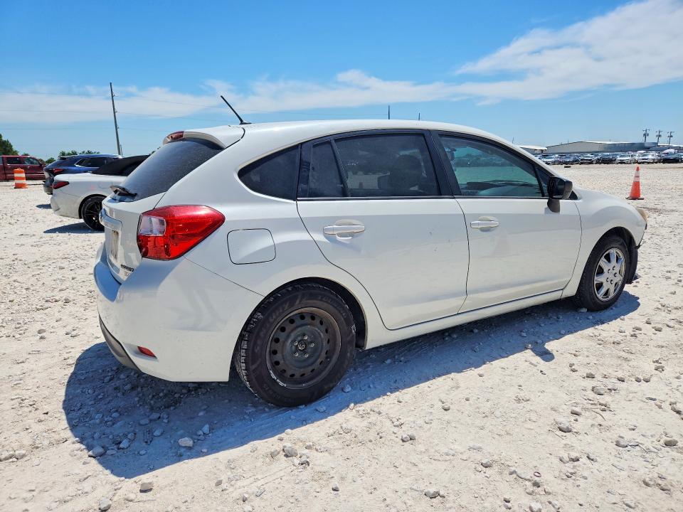 2016 Subaru Impreza VIN JF1GPAA63GH309059 COPART salvage auction — FRONT END, TX - SALVAGE VEHICLE TITLE, sold $1,450 on 2026-07-16 (photo 3)