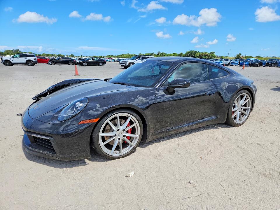 2022 Porsche 911 VIN WP0AB2A94NS220776 COPART salvage auction — SIDE, Fl - Cert Of Title Slvg Rebuildable, sold $66,000 on 2026-07-09 (photo 1)