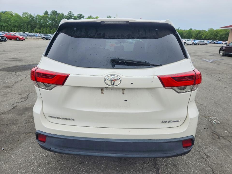 2019 Toyota Highlander VIN 5TDJZRFHXKS614548 COPART salvage auction — FRONT END, Ct - Cert Of Title-Salvage, sold $5,000 on 2026-07-14 (photo 6)