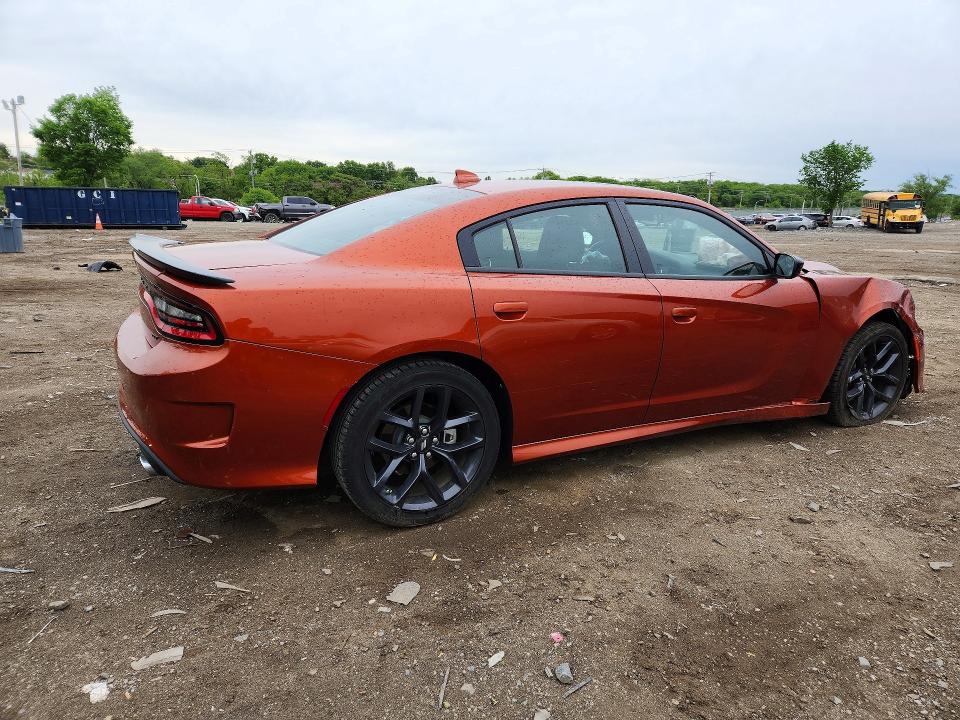 2023 Dodge Charger VIN 2C3CDXHGXPH687154 COPART salvage auction — FRONT END, Id - Salvage Certificate Of Title, sold $7,600 on 2026-08-25 (photo 3)