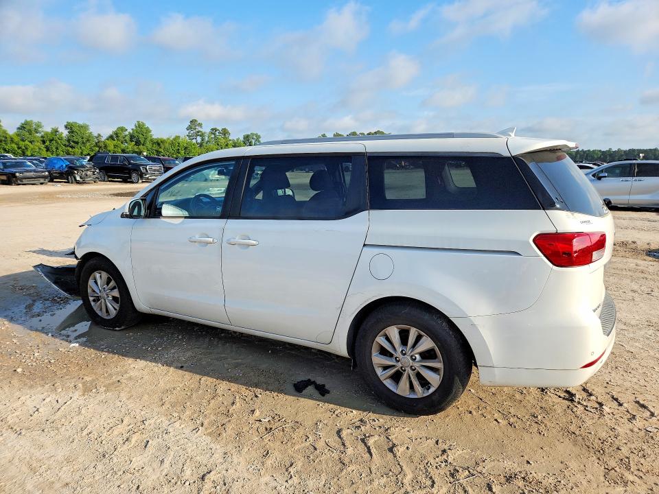 2015 Kia SEDONA VIN KNDMB5C12F6021404 COPART salvage auction — FRONT END, TX - CERTIFICATE OF TITLE, sold $1,500 on 2026-07-07 (photo 2)